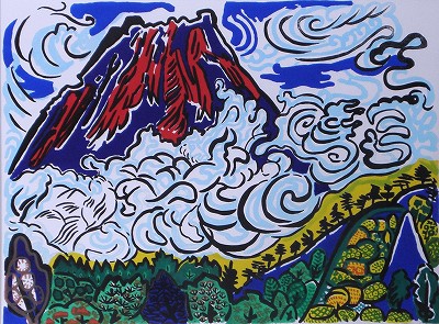 積乱雲の富士
