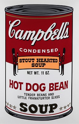 CAMPBELL'S SOUP Can 2（HOT DOG BEAN)