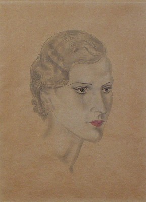 若い女の肖像