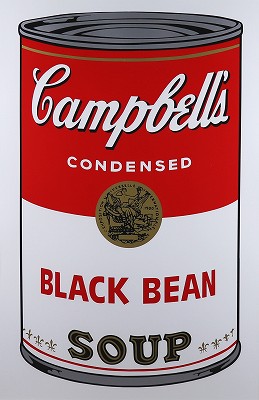 CAMPBELL'S SOUP Can 1（BLACK BEAN)
