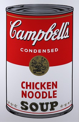 CAMPBELL'S SOUP Can 1（CHICKEN NOODLE) 