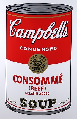 CAMPBELL'S SOUP Can 1（CONSOMME) 