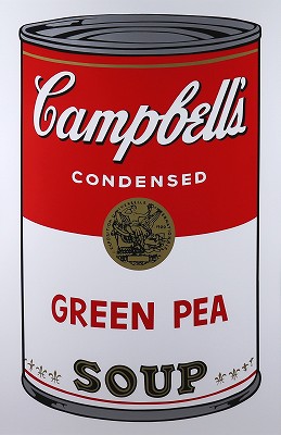 CAMPBELL'S SOUP Can 1（GREEN PEA)