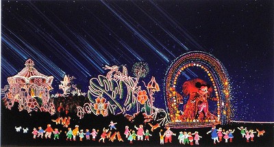 夜のファンタジーパレード