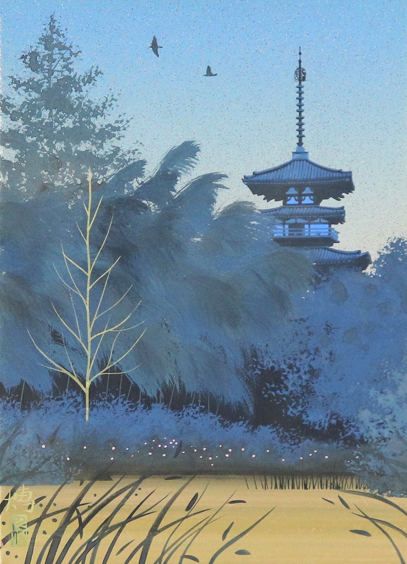 竹林　薬師寺