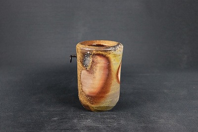 備前窯変掛花入
