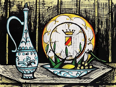 陶器のある静物