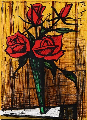 花瓶の中のバラ