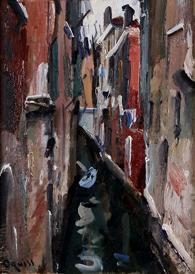ヴェニスの運河　Canal de Venise