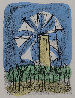 クレタの風車：リトグラフ小品集より